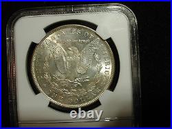 1885 Morgan Silver Dollar NGC Certified MS63 Golden Toning