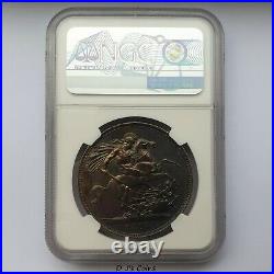 1888 Queen Victoria Crown Coin. Certified by NGC to AU 58