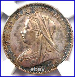1893 PROOF Britain Victoria Sixpence Coin 6P Certified NGC PR63 (PF63)