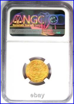 1894 South Africa Zar Gold Half Pond Coin Certified NGC AU Details Rare