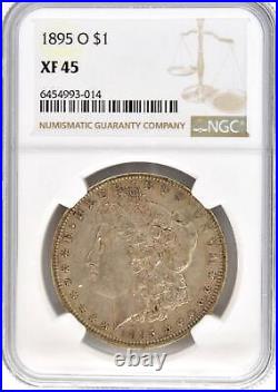 1895 O Morgan Dollar US Silver $1 Coin Certified NGC XF45 Semi Key Date