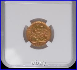 1897s Half Gold Sovereign NGC Certified and Slabed Sidney Mint