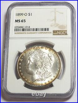 1899-O Morgan Silver Dollar NGC MS65 Certified New Orleans Mint CC254