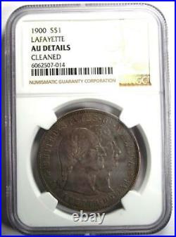 1900 Lafayette Silver Dollar $1 Coin Certified NGC AU Details Rare