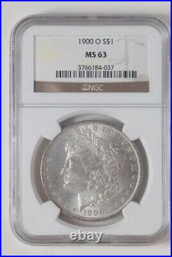 1900 O Morgan Silver Dollar US Coin NGC Certified MS63 US$1