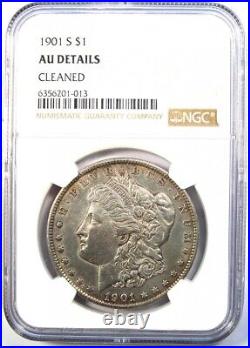 1901-S Morgan Silver Dollar $1 Coin Rare Date Certified NGC AU Details