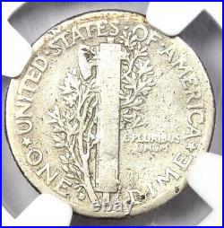 1916-D Mercury Dime 10C Coin Certified NGC VG Details Rare Key Date