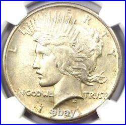 1921 Peace Silver Dollar $1 Coin Certified NGC Uncirculated Detail (UNC MS)
