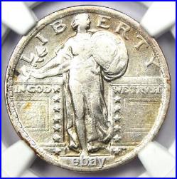 1921 Standing Liberty Quarter 25C Coin Certified NGC VF Details Rare Date