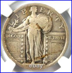 1921 Standing Liberty Quarter 25C Coin Certified NGC VG10 Rare Date