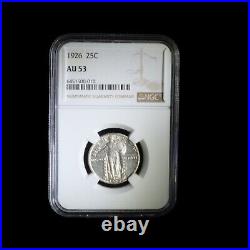 1926 Standing Liberty Quarter 25 cents NGC certified AU 53