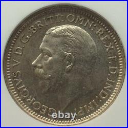 1927 King George V Proof Sixpence. Certified by NGC to PF 65