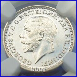 1927 King George V Proof Threepence. Certified by NGC to PF 65