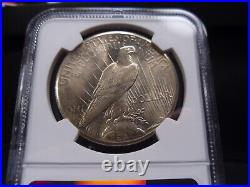 1928 MS64 Peace Dollar NGC Certified White/Faint Gold Tone