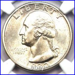 1932-D Washington Quarter 25C Coin Certified NGC Uncirculated Detail (UNC MS)