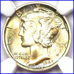 1942-S Mercury Dime 10C Coin Certified NGC MS67+ FB Plus Grade $2,450 Value