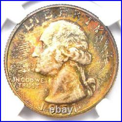 1951-S Washington Quarter 25C Rainbow Coin Certified NGC MS68 $3,250 Value