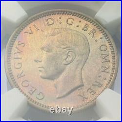 1952 King George Vl Sixpence. Certified by NGC to MS 63