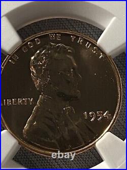 1954 Proof Lincoln Wheat Cent Penny 1c Ngc Certified Pr Pf 68 Rd