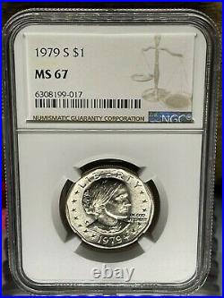 1979 S, $1 SBA, NGC Certified MS 67, 017
