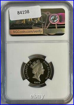 1994 New Zealand 10c Pf 68 Ultra Cameo Ngc Certified Coin Only 4 Graded Higher