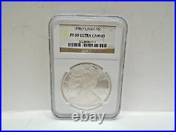 1996 P Silver Eagle Certified as PR69Ultra Cameo by NGC #2624006-011