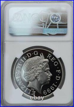 1999 Princess Diana 5 pound coin NGC PF 69 certified nickel