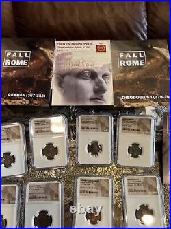 20 Coin NGC Certified Set. History of Rome In Coins (253-408) NGC Box