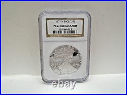 2007 W Silver Eagle Certified as MPF 69 by NGC #2243449-025