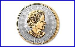2024 Canada $20 1-oz Silver Super Incuse Maple Leaf Reverse Proof Mintage 8000