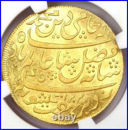 AH1202 India Bengal Gold Mohur Coin Certified NGC MS63 (BU UNC) Rare