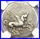 Acarnania Anactorium AR Stater 300 BC Pegasus Athena Coin Certified NGC VF