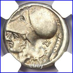 Acarnania Anactorium AR Stater 300 BC Pegasus Athena Coin Certified NGC VF