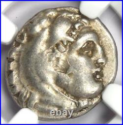 Alexander the Great AR Drachm Greek Macedon Coin 336 BC Certified NGC XF (EF)