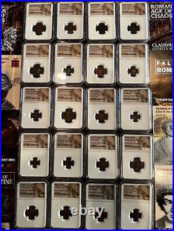 Amazing Ancient Roman Collection 20 diff. Emperors Certified by NGC. Dream Set