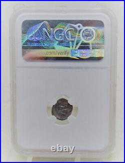 Ancient Greek Silver Diobol Coin Calabria Taras 400bce Ngc Certified