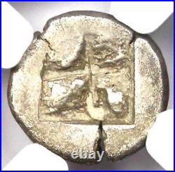 Ancient Ionia Clazomenae AR Diobol Boar Coin 400 BC Certified NGC XF (EF)