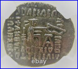 Ancient Parthian Kingdom Silver Drachm Artabanus IV Ngc Certified