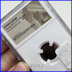 Ancient Roman Constantine II Biblical Coin NGC Slabbed Coin Certified Artifact