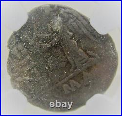 Ancient Roman Silver Republic Denarius Coin 97bc. Ngc Certified