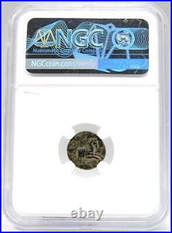 Apollo / HORSE. NGC Certified Choice VF. Ionia, Kolophon. Ancient Greek Coin Æ14