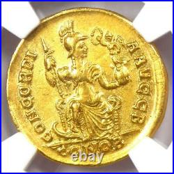 Arcadius AV Solidus Gold Ancient Roman Gold Coin 383-408 AD Certified NGC XF