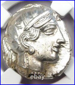 Athens Greece Athena Owl Tetradrachm Coin 440-404 BC. Certified NGC MS (UNC)