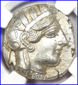 Athens Greece Athena Owl Tetradrachm Coin 440-404 BC. Certified NGC MS (UNC)