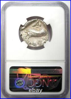 Athens Greece Athena Owl Tetradrachm Coin 440-404 BC. Certified NGC MS (UNC)