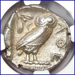 Athens Greece Athena Owl Tetradrachm Coin 440-404 BC. Certified NGC MS (UNC)