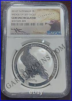 Australia 1 Dollar 2016 Audacious Eagle Certified NGC