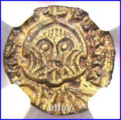 Basil I and Constantine EL Semissis Coin 868-886 AD Certified NGC MS UNC