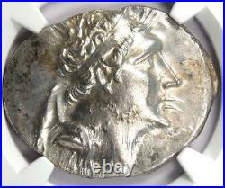 Bithynian Nicomedes IV AR Tetradrachm Zeus Coin 94-74 BC. Certified NGC MS (UNC)