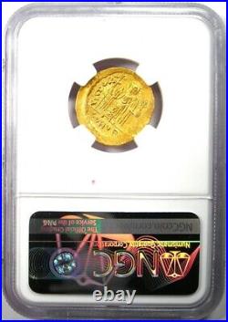 Byzantine Phocas AV Solidus Gold Coin 602-610 AD Certified NGC Choice AU